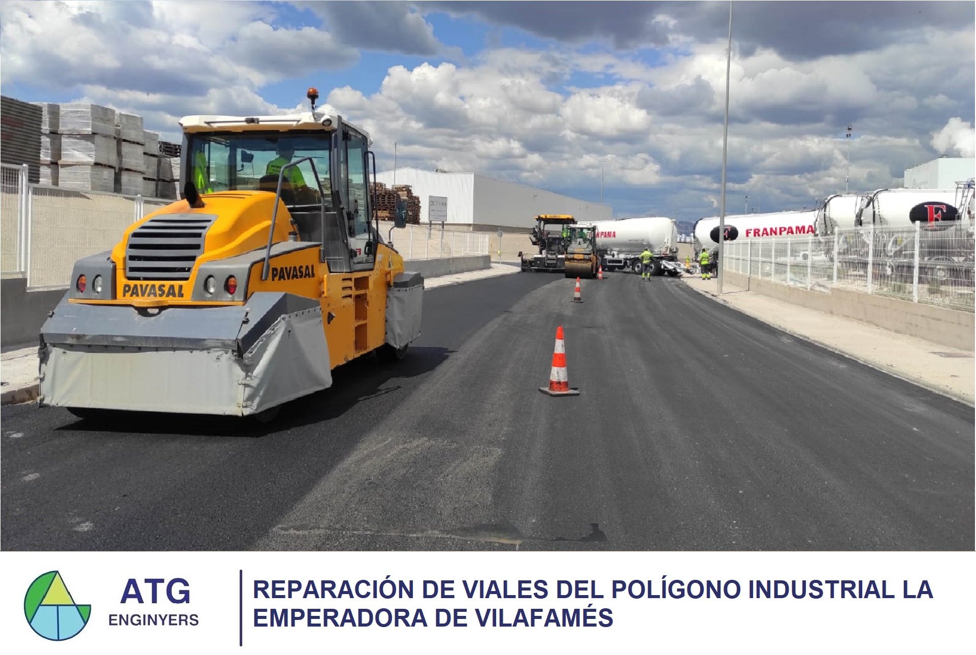 Reparáción de viales del polígono industrial La Emperadora de Vilafamés.