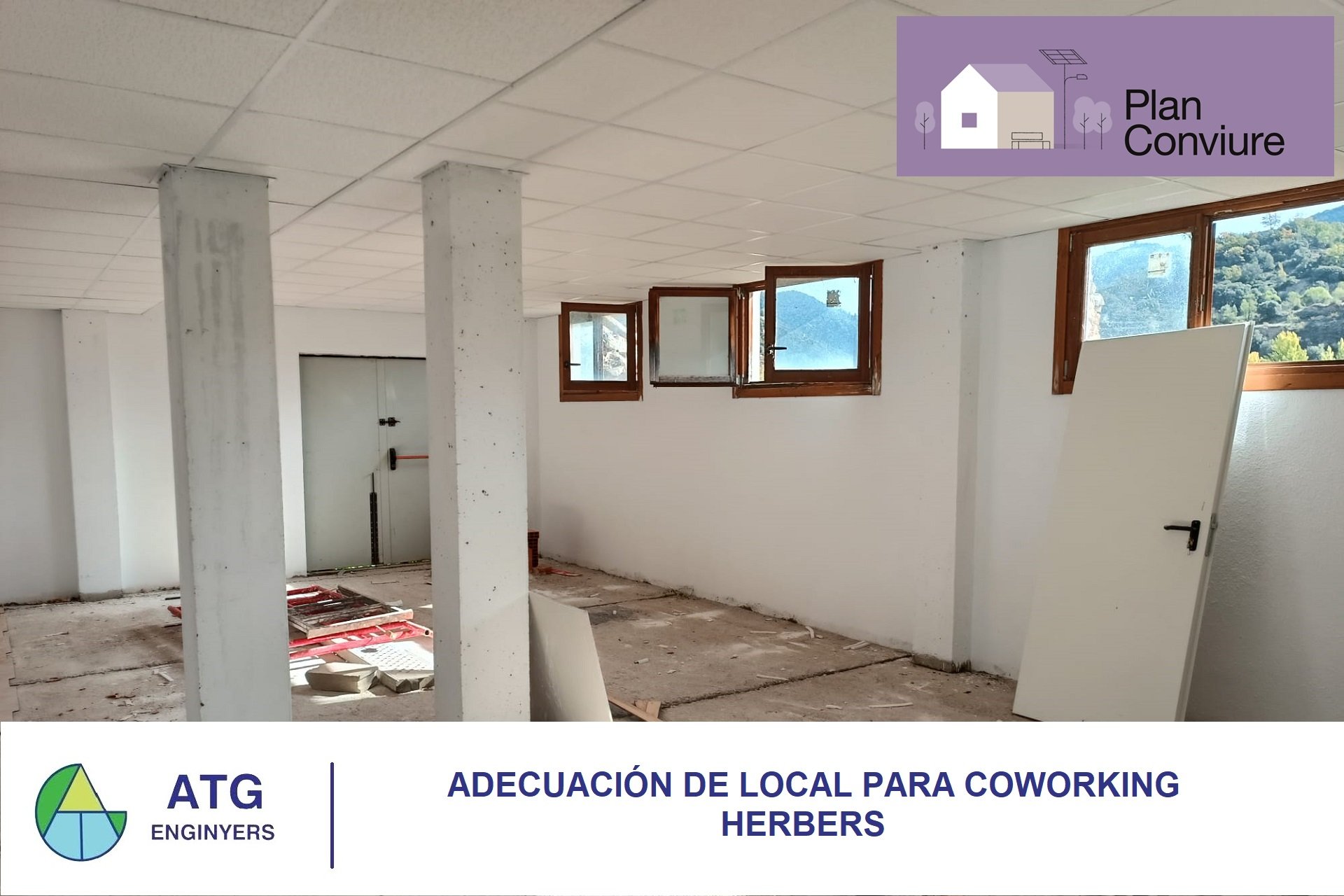 Adecuación del local para coworking en Herbers (PLAN CONVIURE)