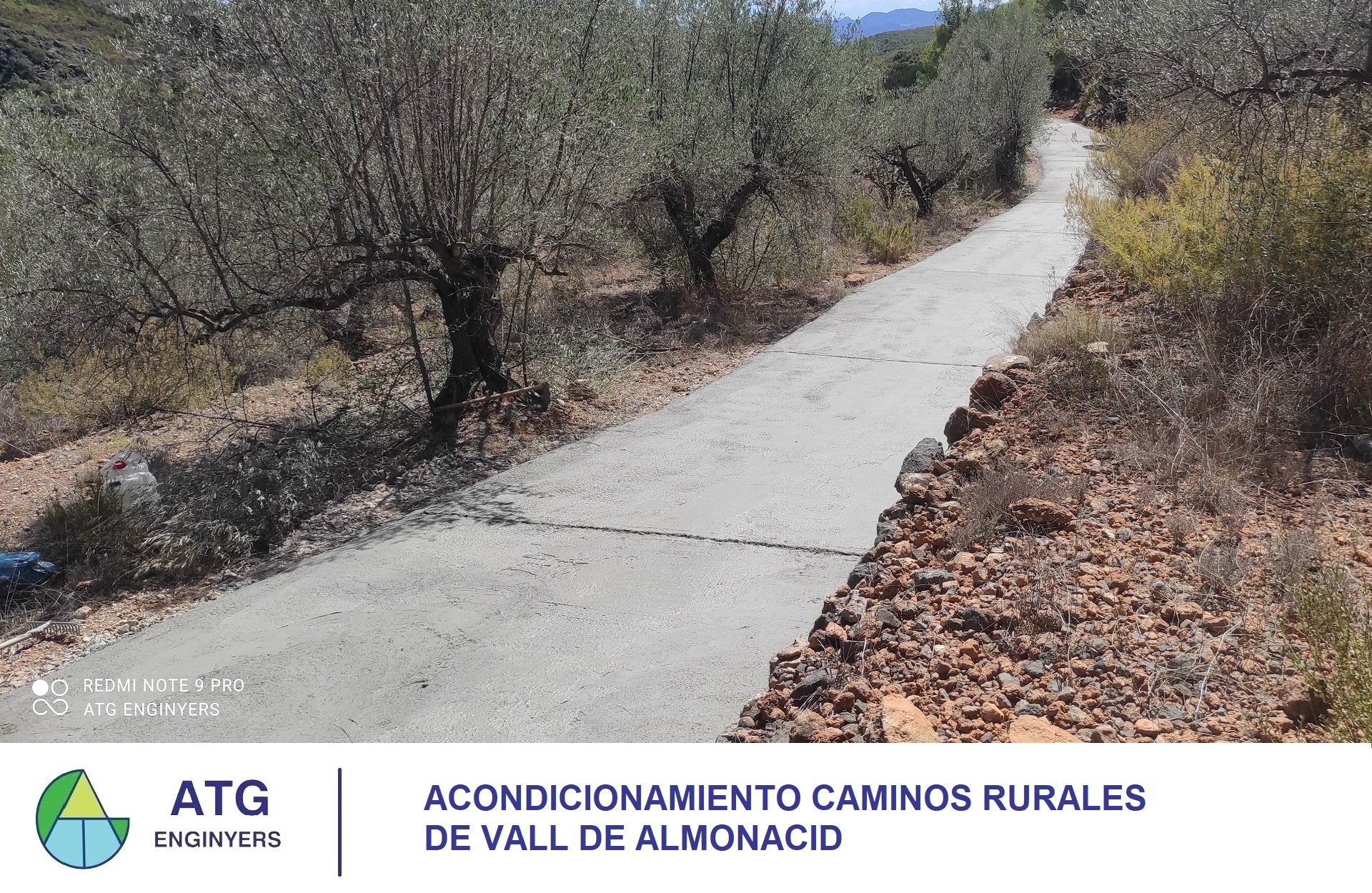 Acondicionamiento caminos rurales de Vall de Almonacid