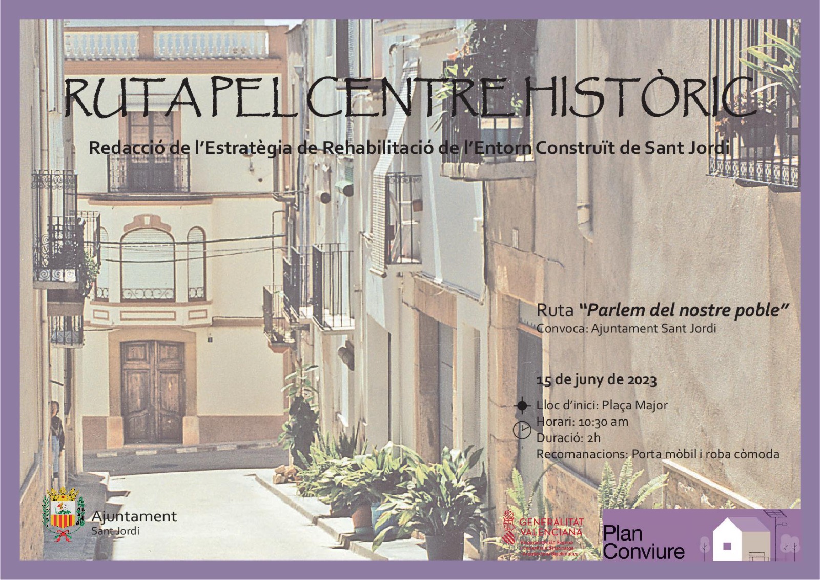 Ruta centro histórico de Sant Jordi "Parlem del nostre Poble"