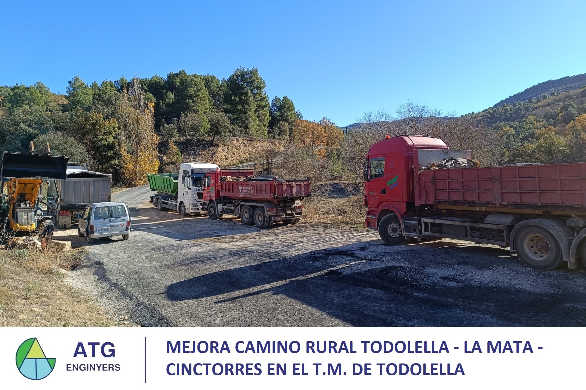 Mejora camino rural Todolella-La Mata-Cinctorres en el Término Municipal de Todolella (Castellón).