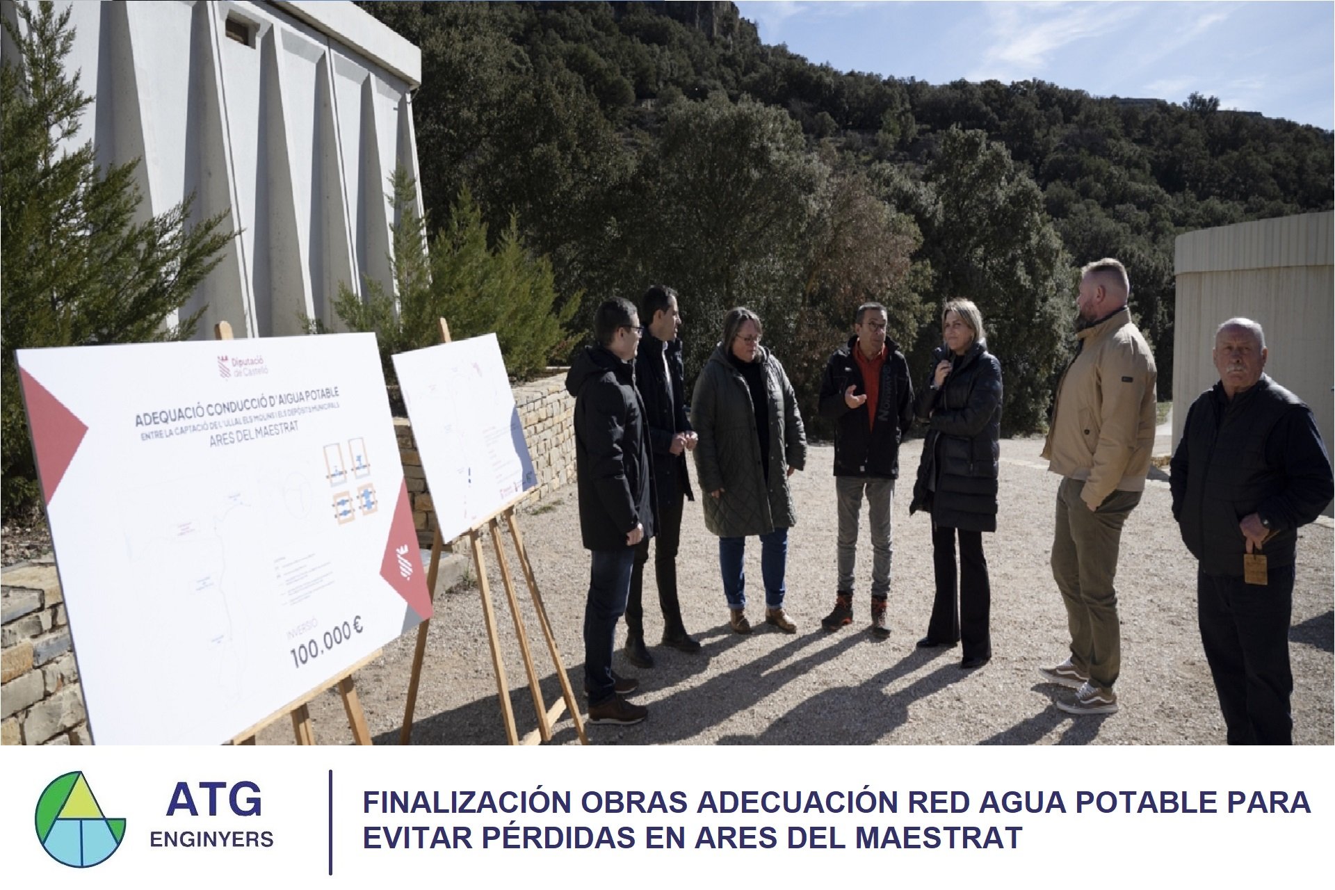 Finalización obras adecuación red agua potable para evitar pérdidas en Ares del Maestrat
