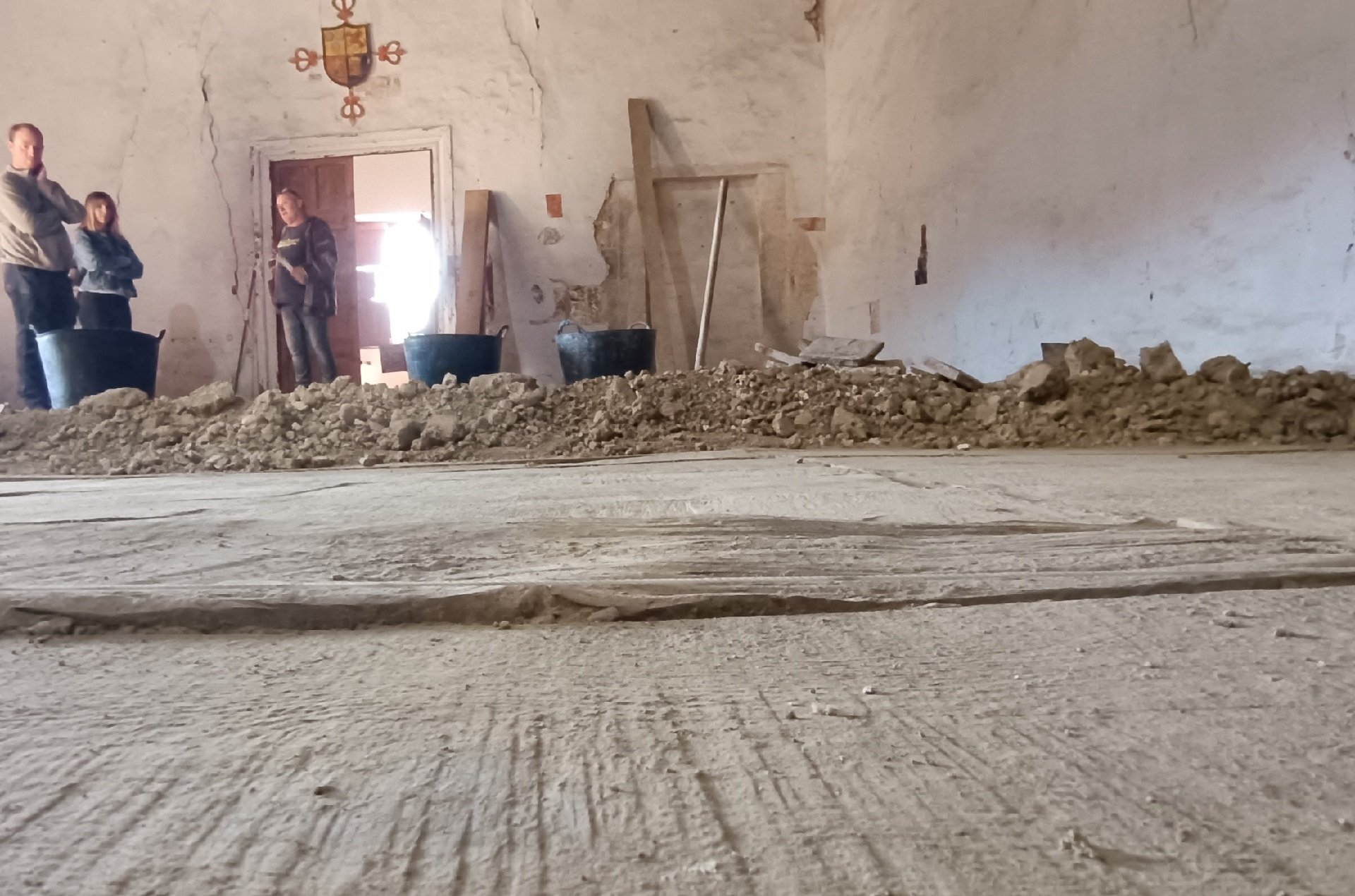 Rehabilitación salón principal del Castell del Baró d'Herbers