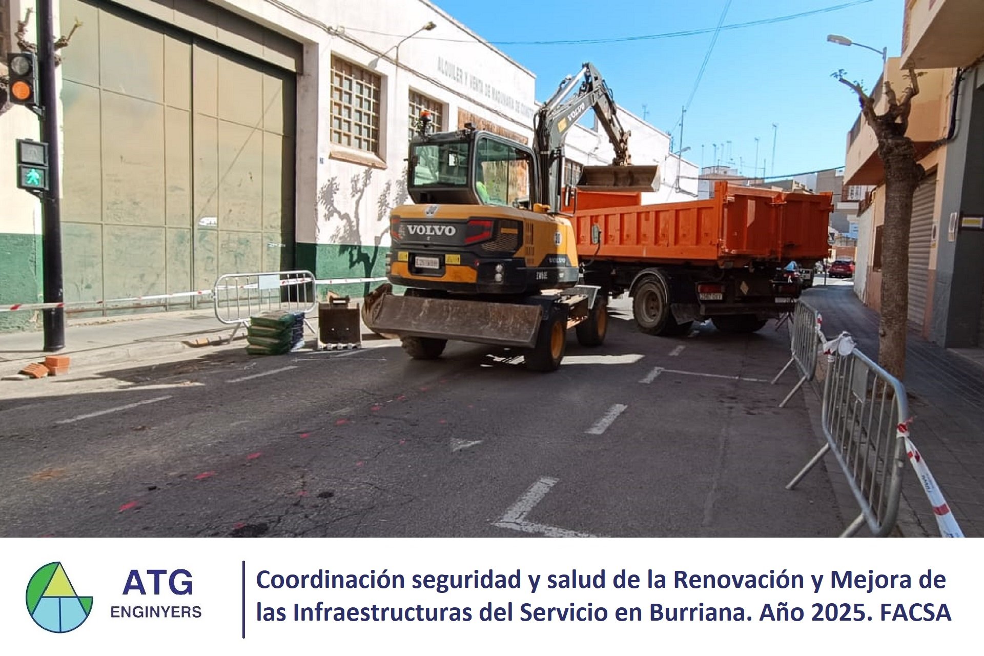 Coordinación seguridad y salud de la Renovación y Mejora de las Infraestructuras del Servicio en Burriana. Año 2025. FACSA