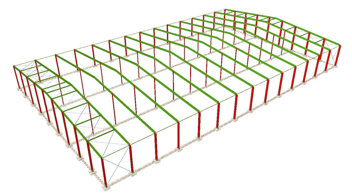 Nave para planta de agua mineral.