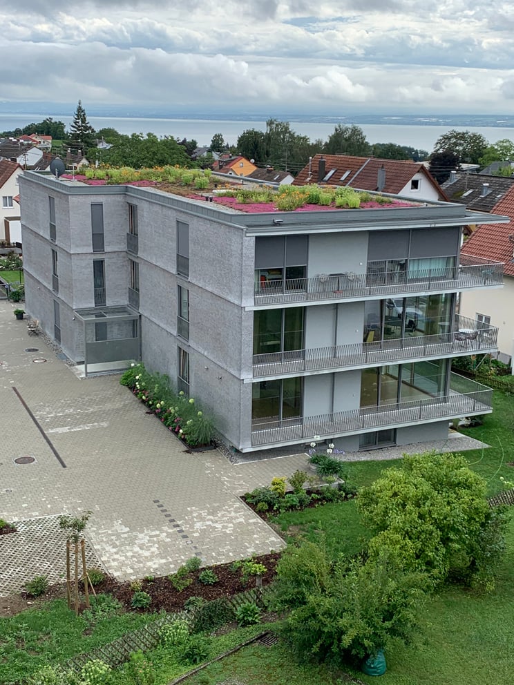 Begrüntes Dach mit über "1001"Taglilien