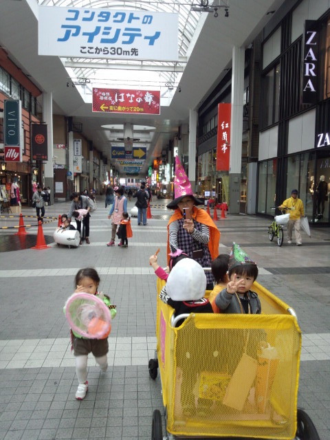 ぴーちゃん号もハロウィンバージョン