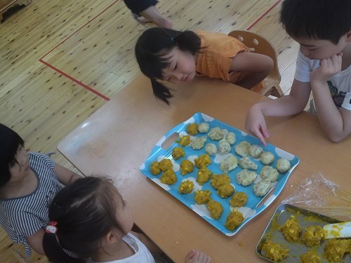 きれいに丸めたね