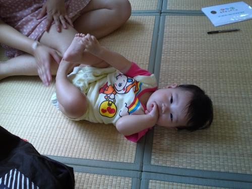 すっかりリラックス中