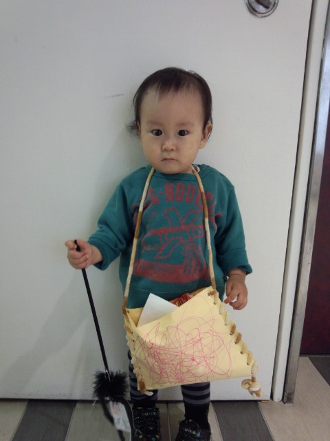 ステッキがお気に入り