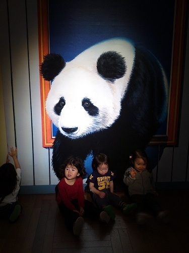 おおきなパンダもとびだした～