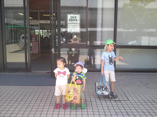 県体プールでた～くさんおよいだよ