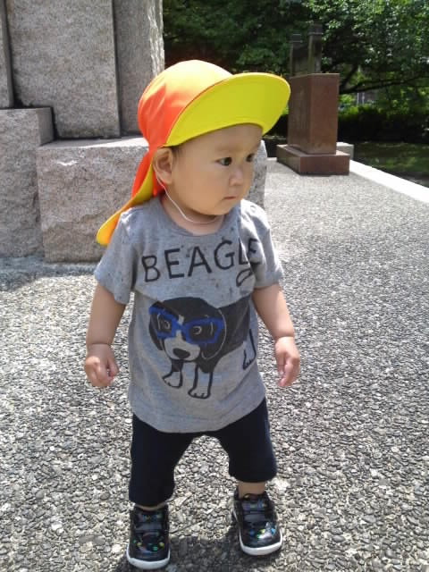 自力で上までのぼったよ～