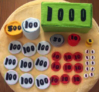 千円札の価値をマトリョーシカ風に目で理解する千円箱