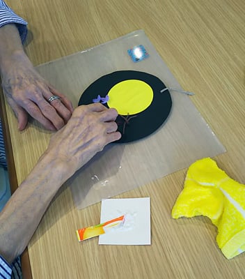 十五夜のお月見飾り