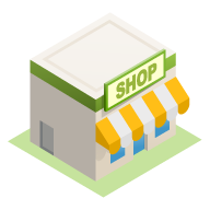 掲載店舗数のアイコン