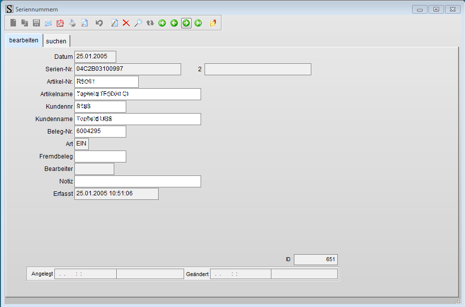 Alle Buchung können im Detail nachvollzogen werden