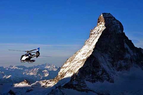 Gletscherlandung Zermatt Äschihorn
