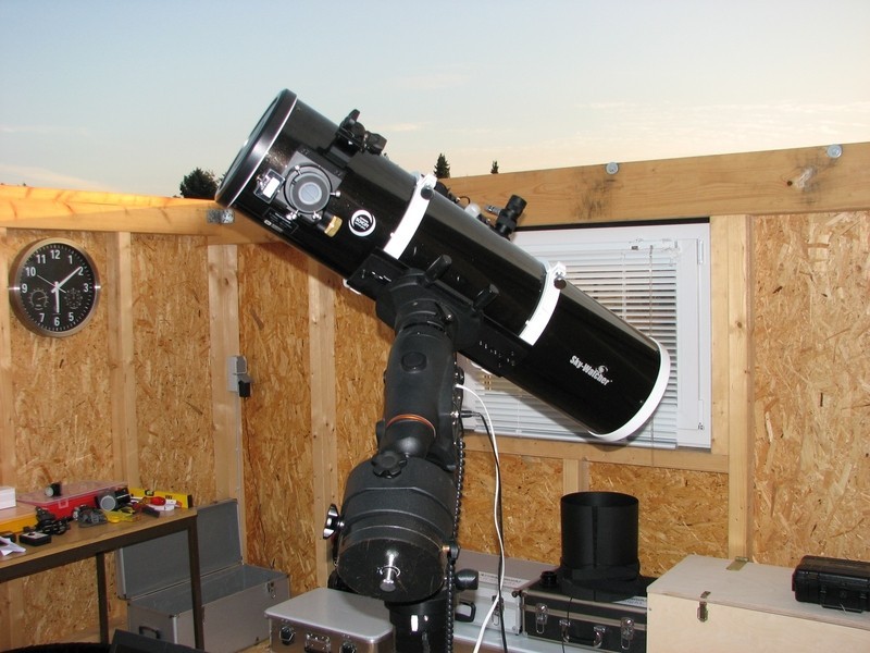 190mm Maksutov-Newton beim Auskühlen