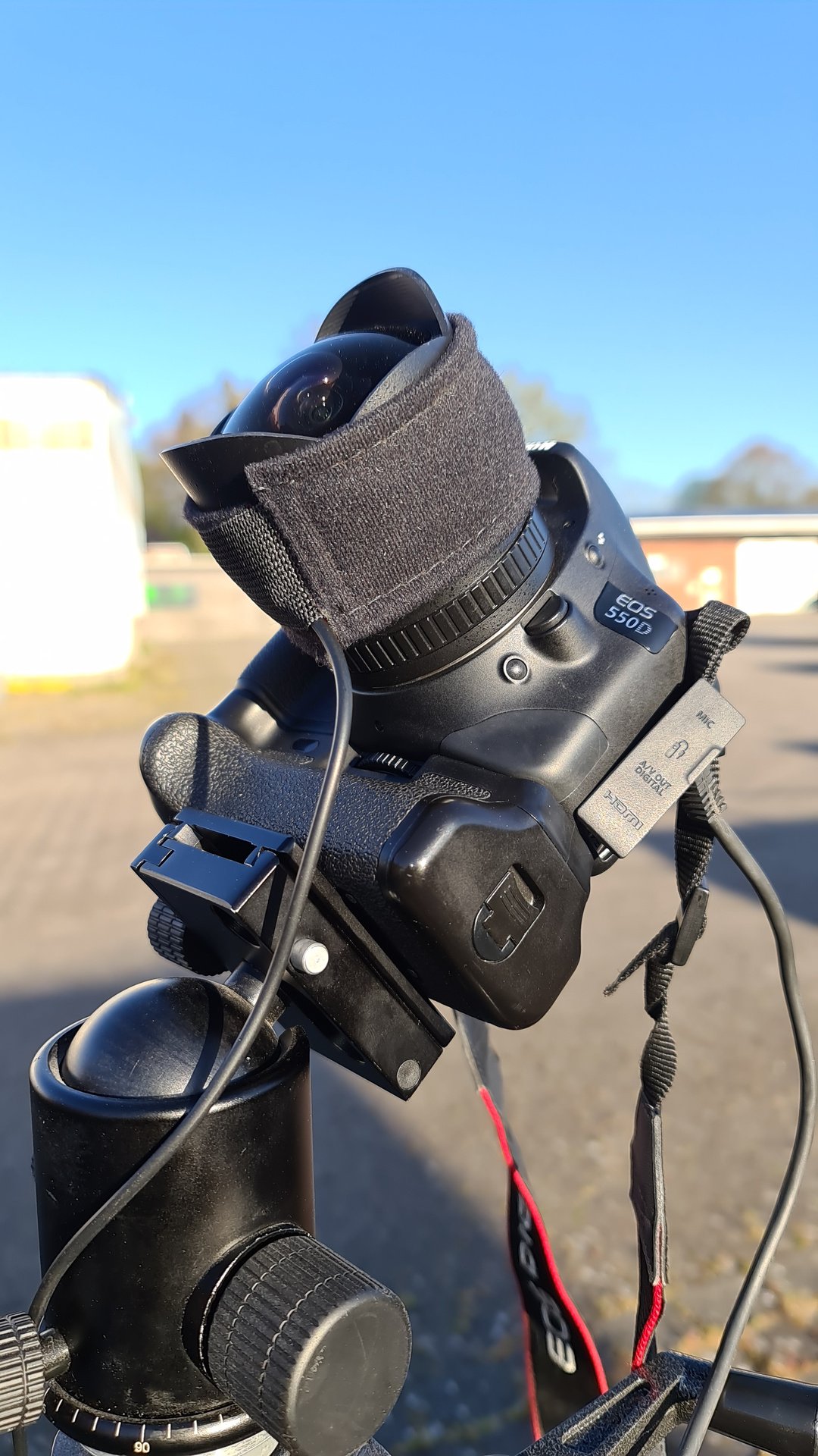 Vorbereitung für eine Widefieldaufnahme von Meteoren 
