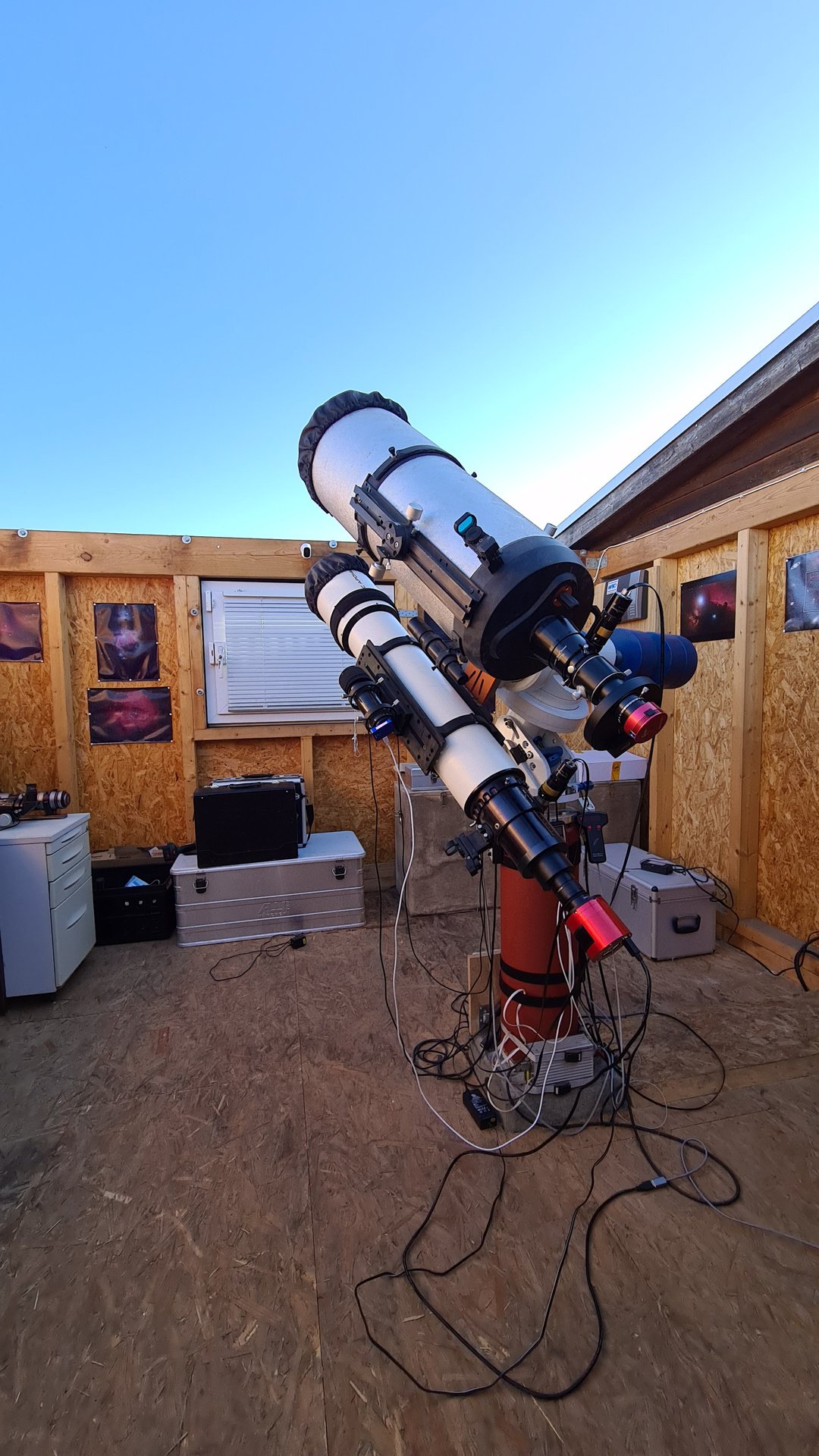 Auskühlen des Setups vor einer Aufnahme-Session