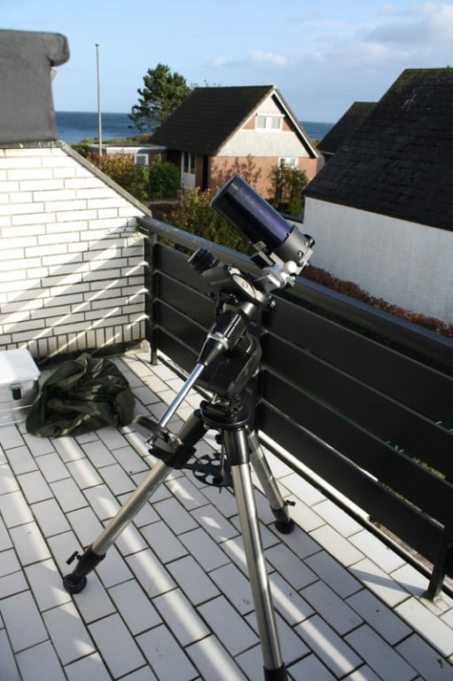 "Kleines Reiseteleskop" ETX90-OTA auf CAM