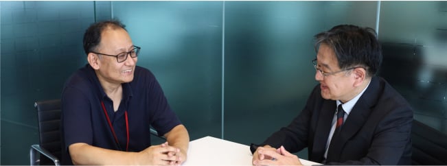 JINSインタビュー風景