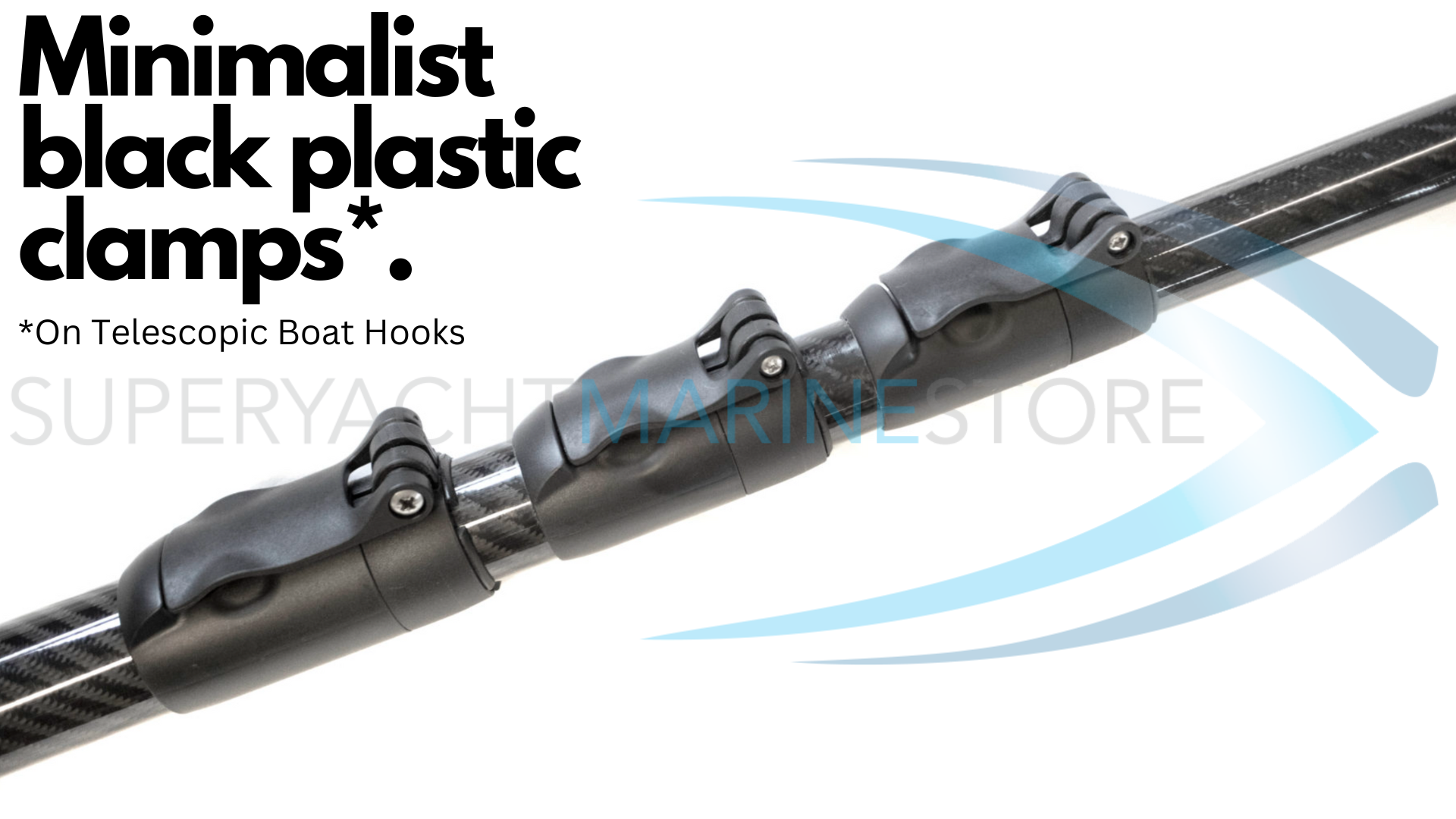 6m Telescopic Carbon Boat Hook ©www.superyachtmarinestore.com