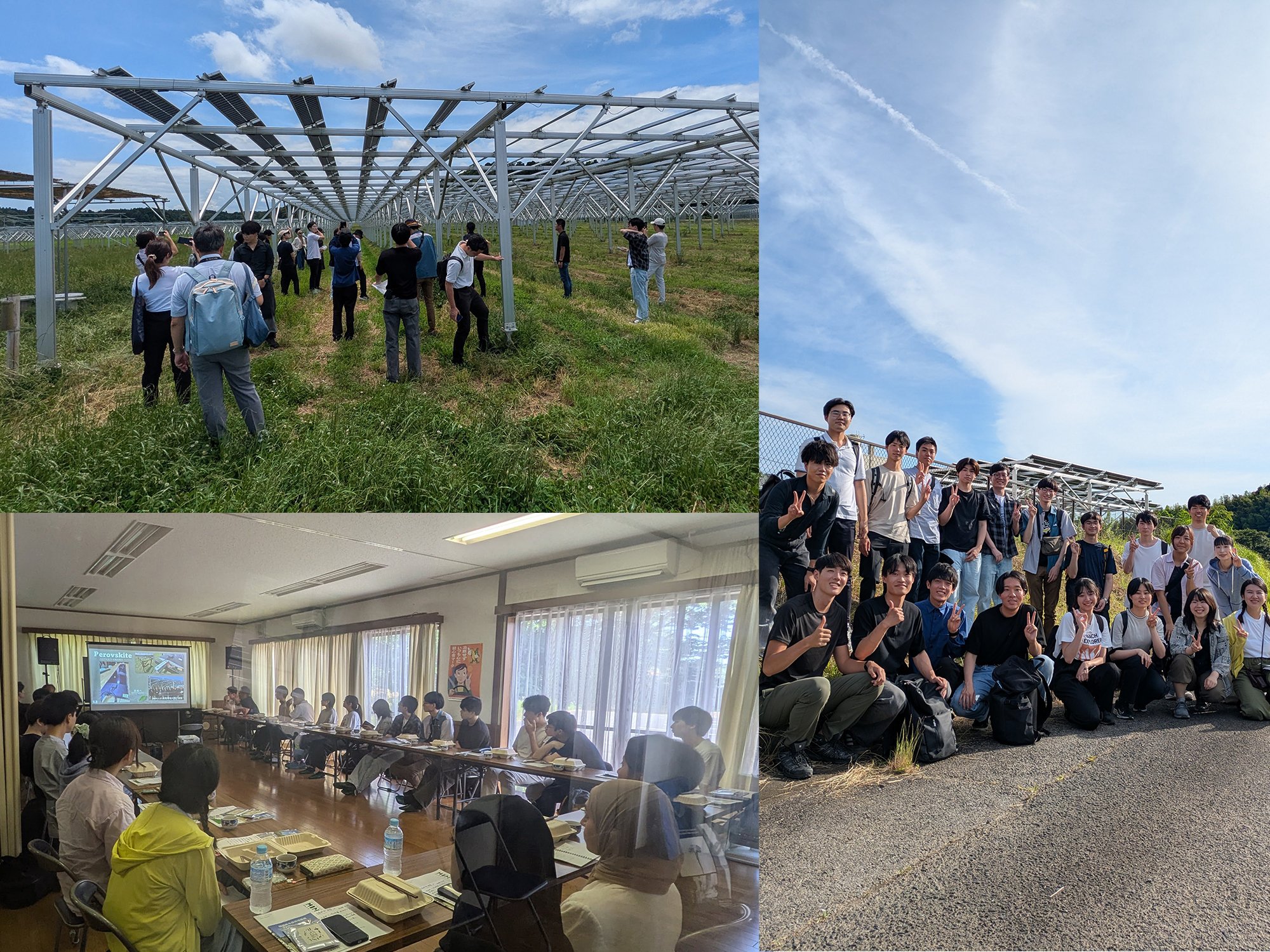 匝瑳市での学生向けソーラーシェアリング見学ツアー【動画でその様子が公開中】