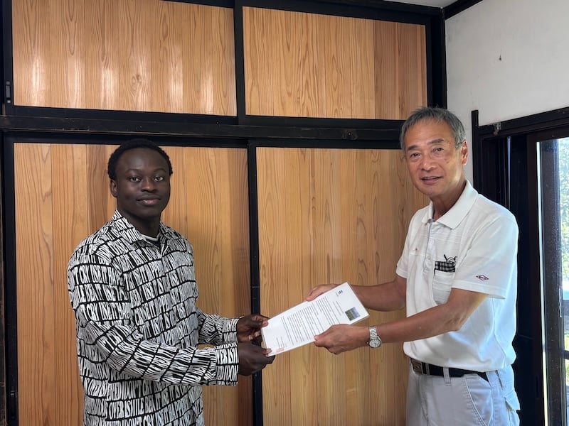 アフリカ・ベナン共和国よりインターン生を受け入れました