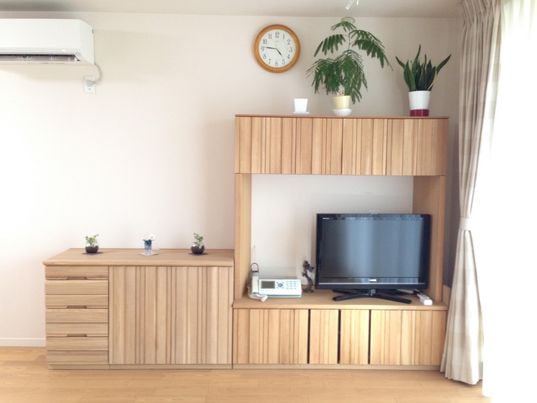 時にはリビングルームでお茶の時間も