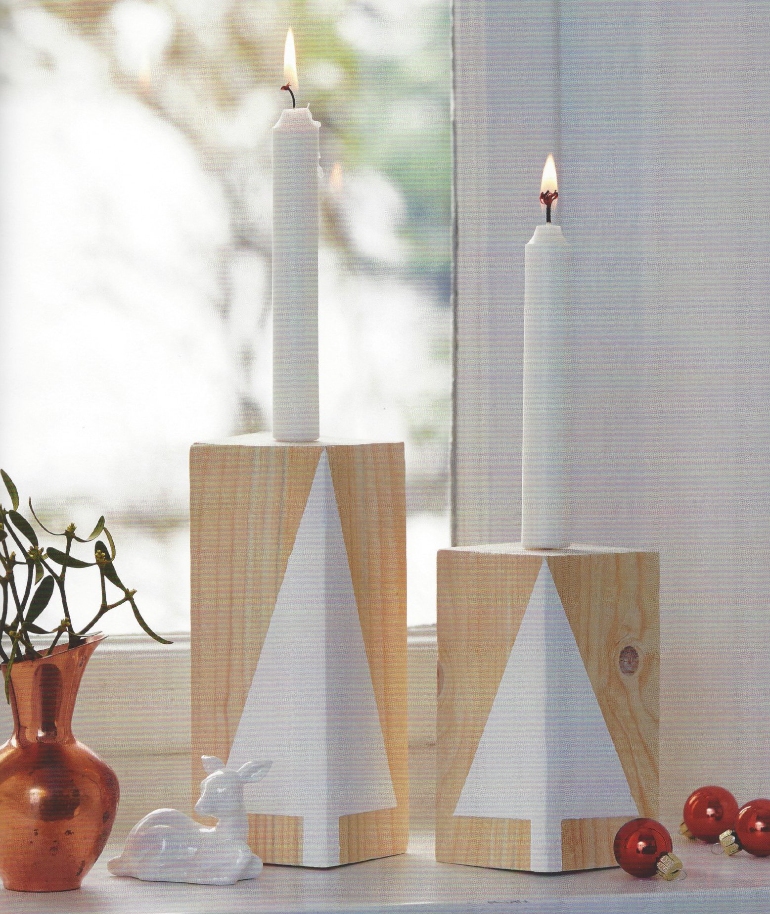 Holz-Kerze Beispiels-Bild Buch Topp-Verlag