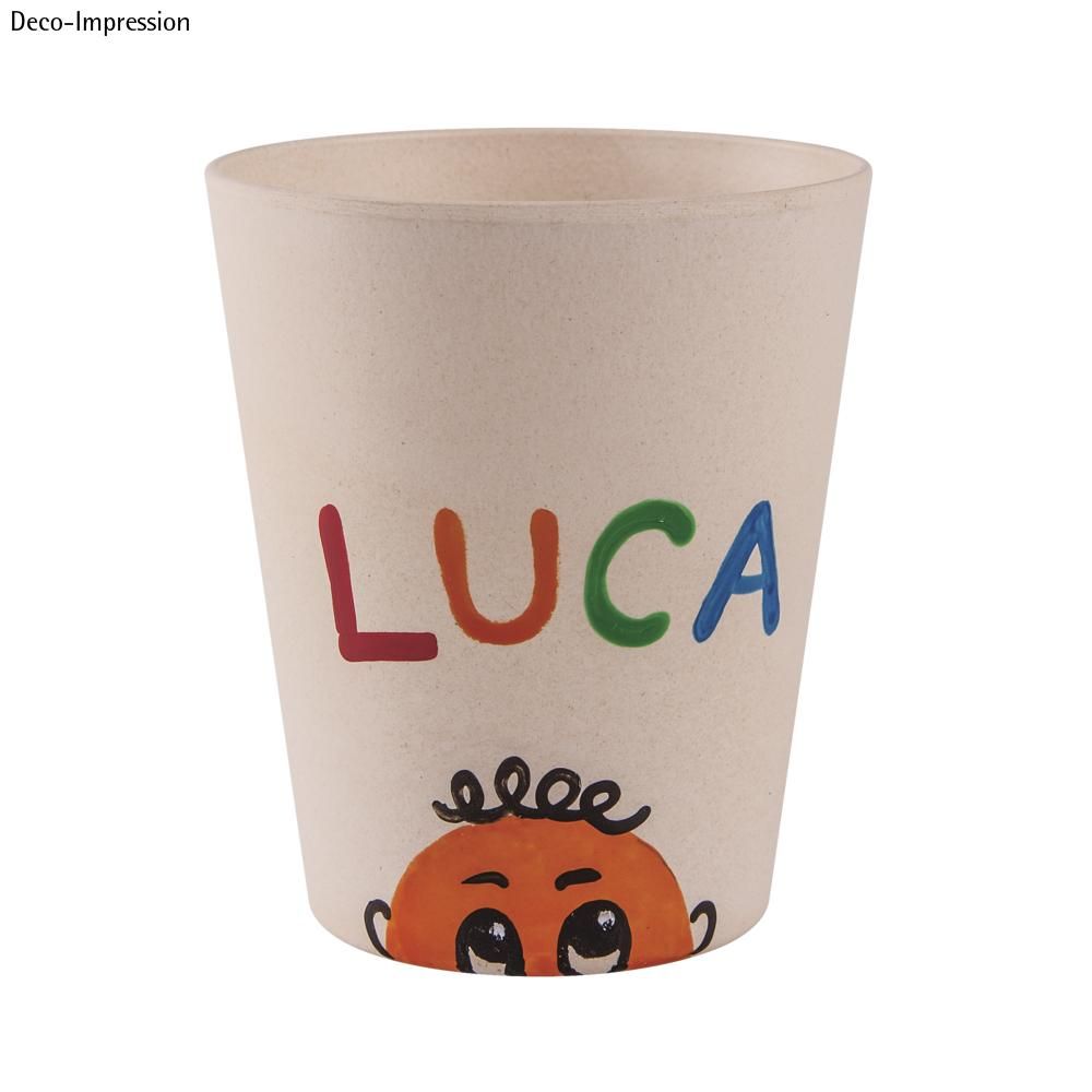 Bambus-Becher Beispiels-Bild Rayher