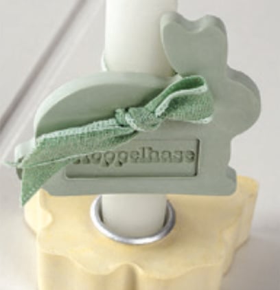 eingefärbter Raysin-Hase Beispiel von Rayher