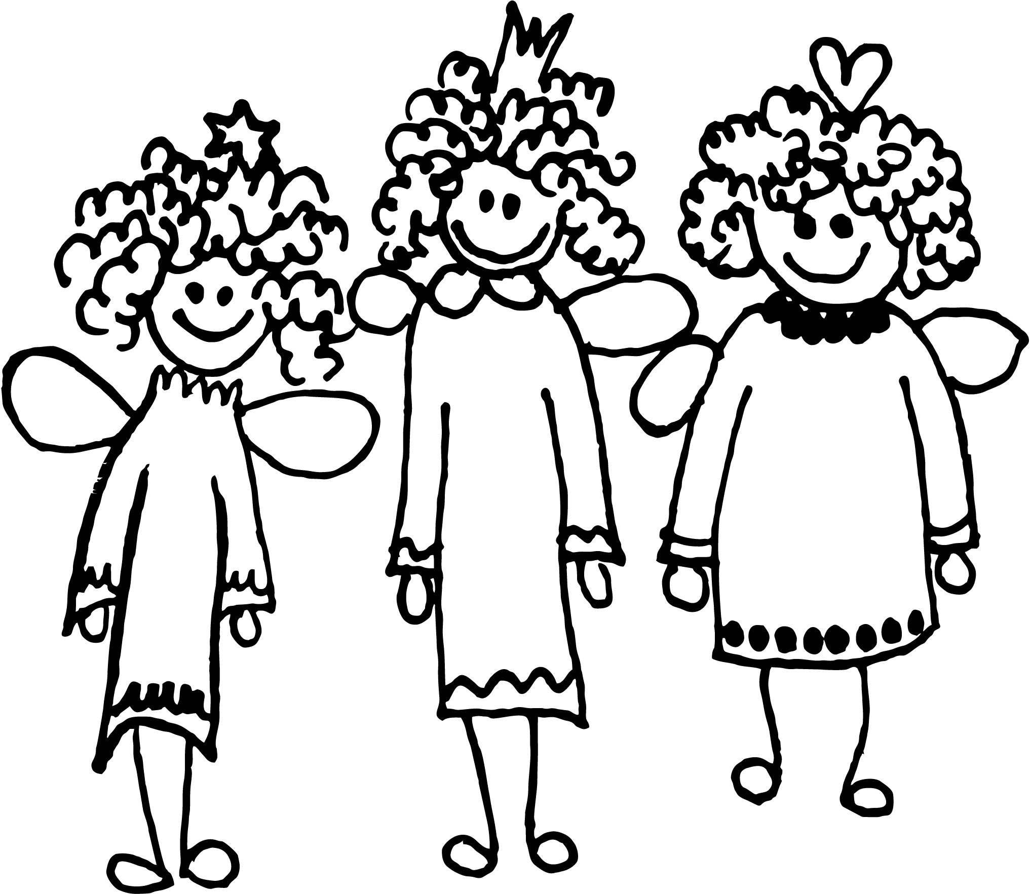 Engelgruppe als Vorlage für Sandstrahlen Beispiel Internet