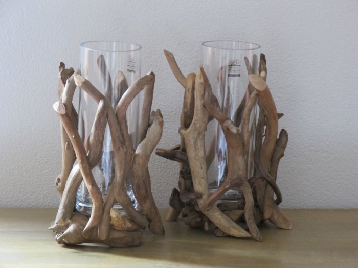 Windlicht aus Schwemmholz Beispiels-Bild Buch Topp-Verlag