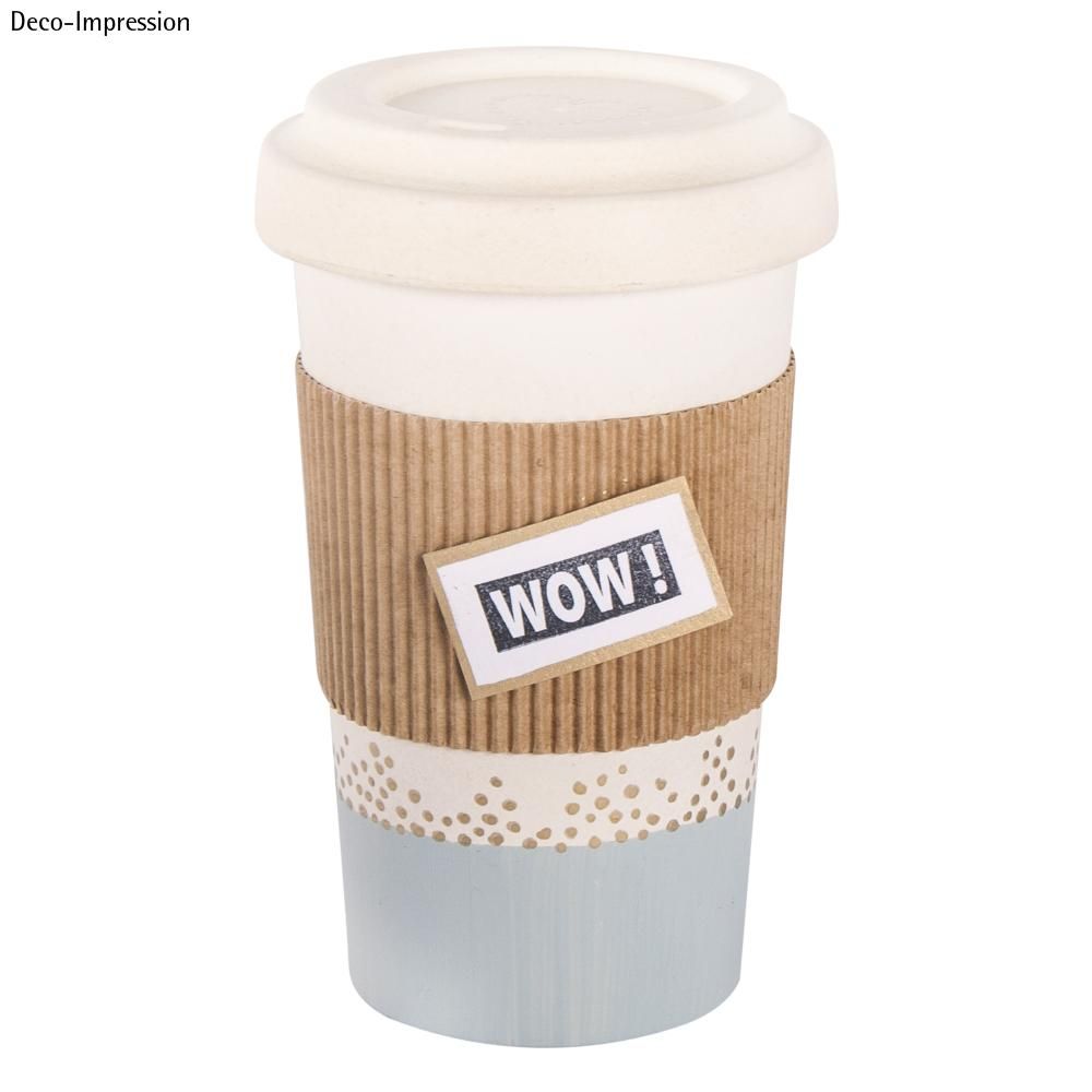 Bambus-Becher Beispiels-Bild Rayher