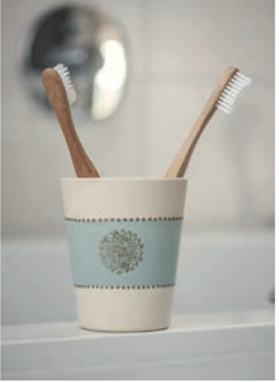 Bambus-Becher Beispiels-Bild Rayher