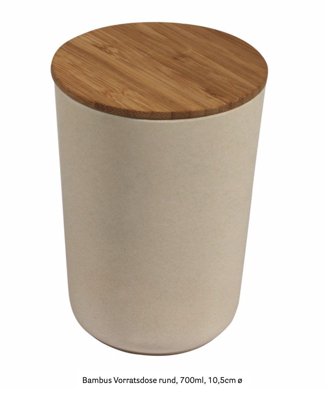 *Neu* Bambus Vorratsdose Rund, Designbeispiel Rayher