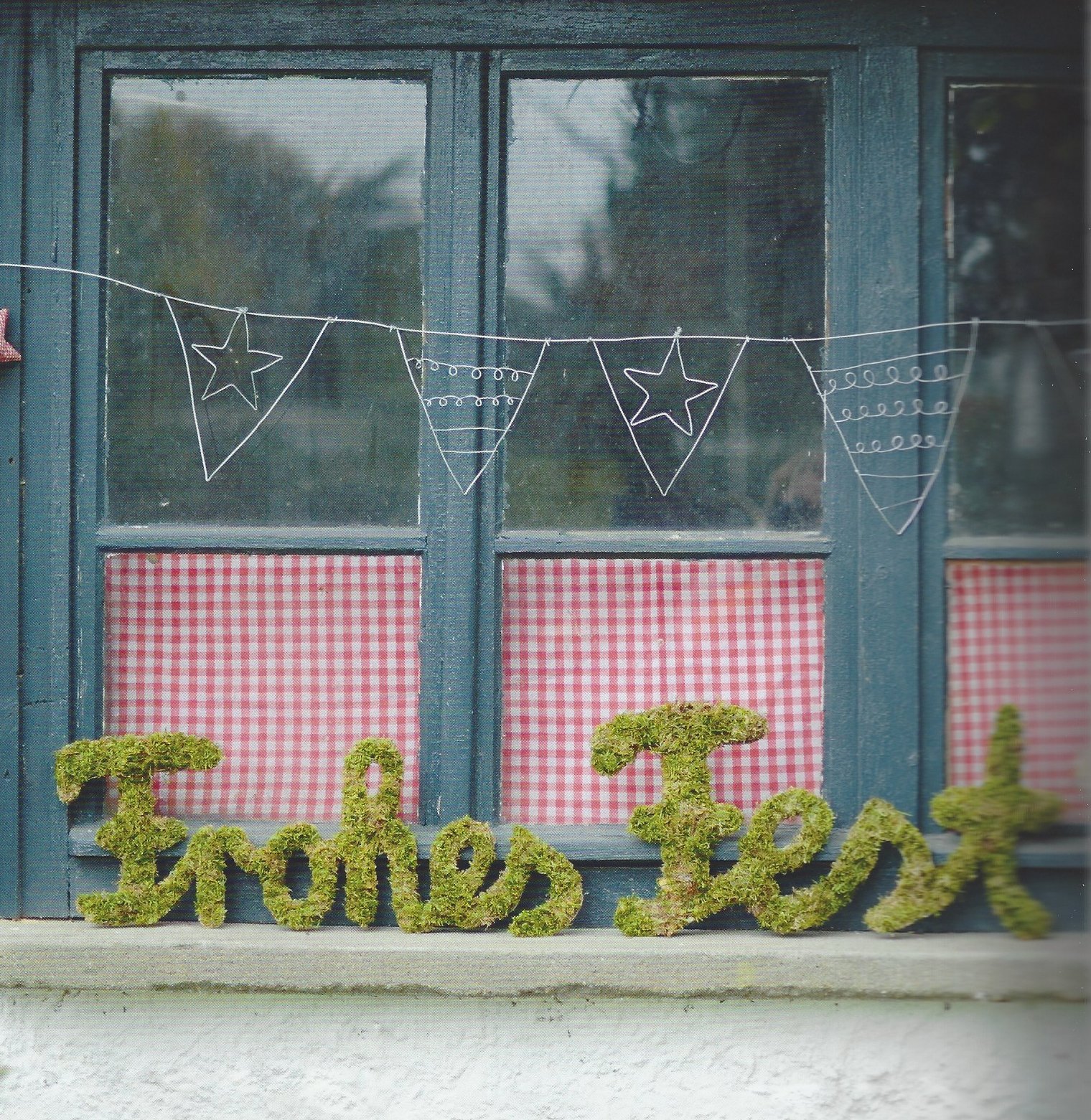 Moos-Schriftzug Beispiels-Bild Buch Topp-Verlag