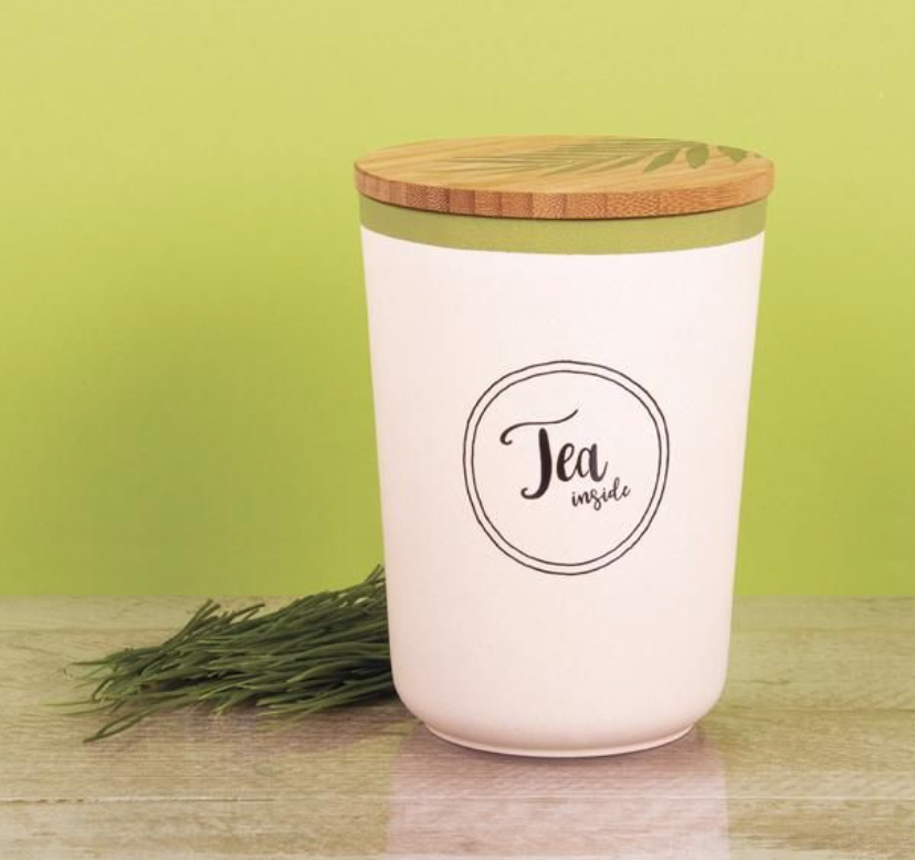 *Neu* Bambus Vorratsdose Rund, Designbeispiel Rayher