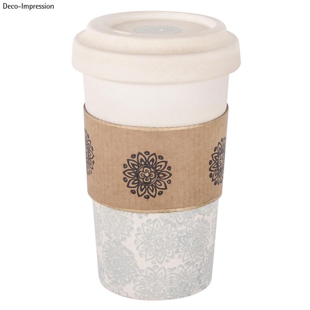 Bambus-Becher Beispiels-Bild Rayher