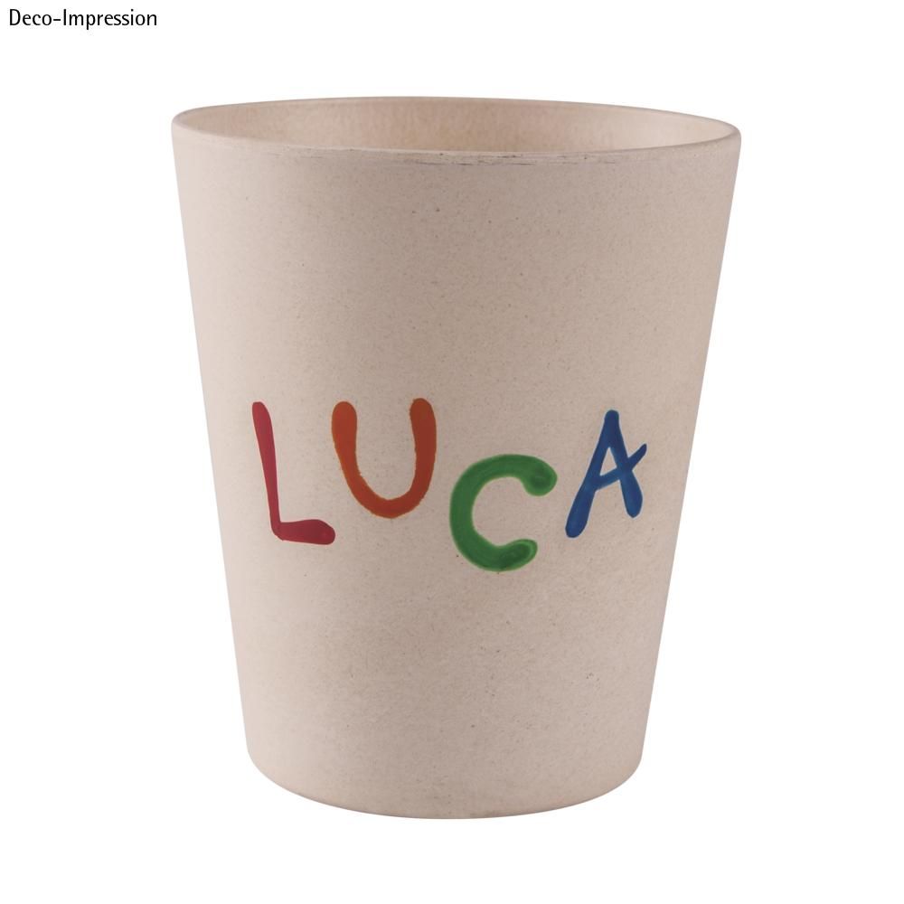 Bambus-Becher Beispiels-Bild Rayher