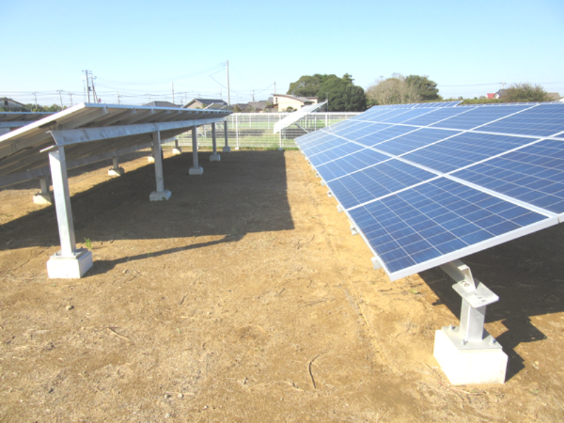 自社太陽光　技術実験設備　　野立 / 全量売電 / 49.0kW