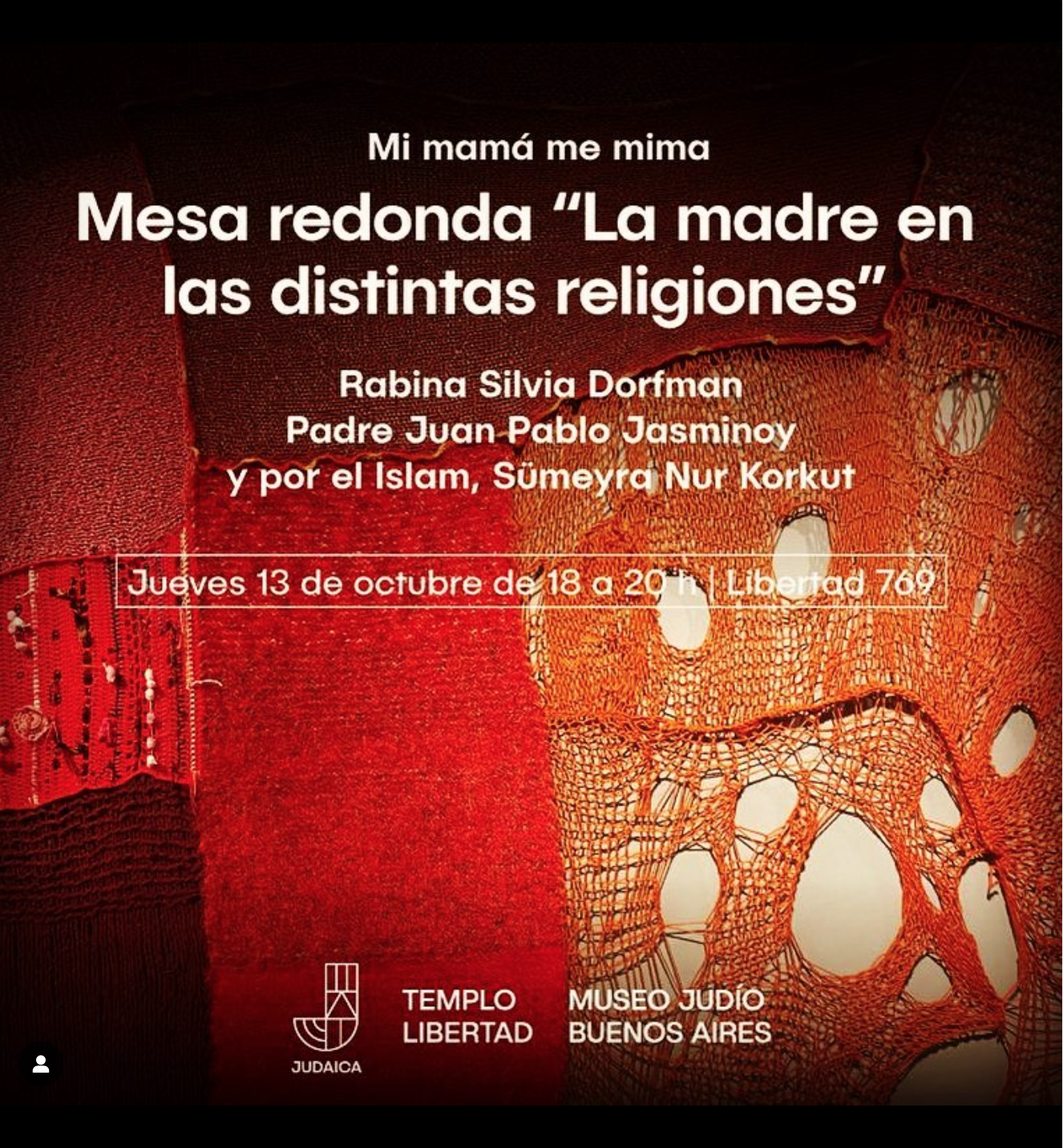 Mesa redonda interreligiones en Mi Mamá Me Mima