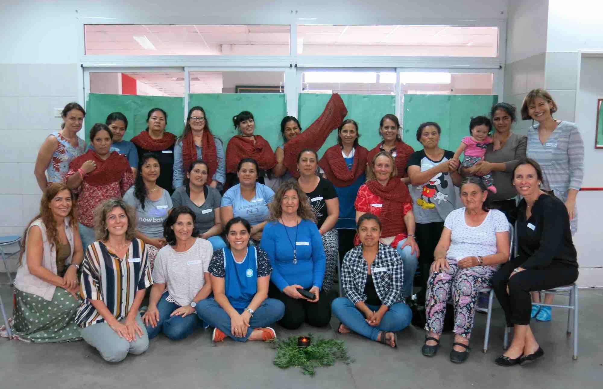 Tejedoras del "Colegio Madre Teresa", Virreyes, Argentina