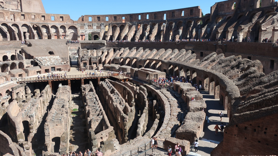 Inside the Colosseum