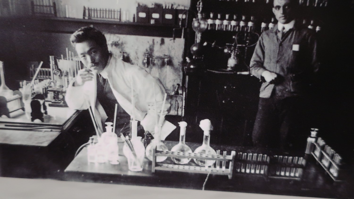 ロックフェラー研究所での野口英世