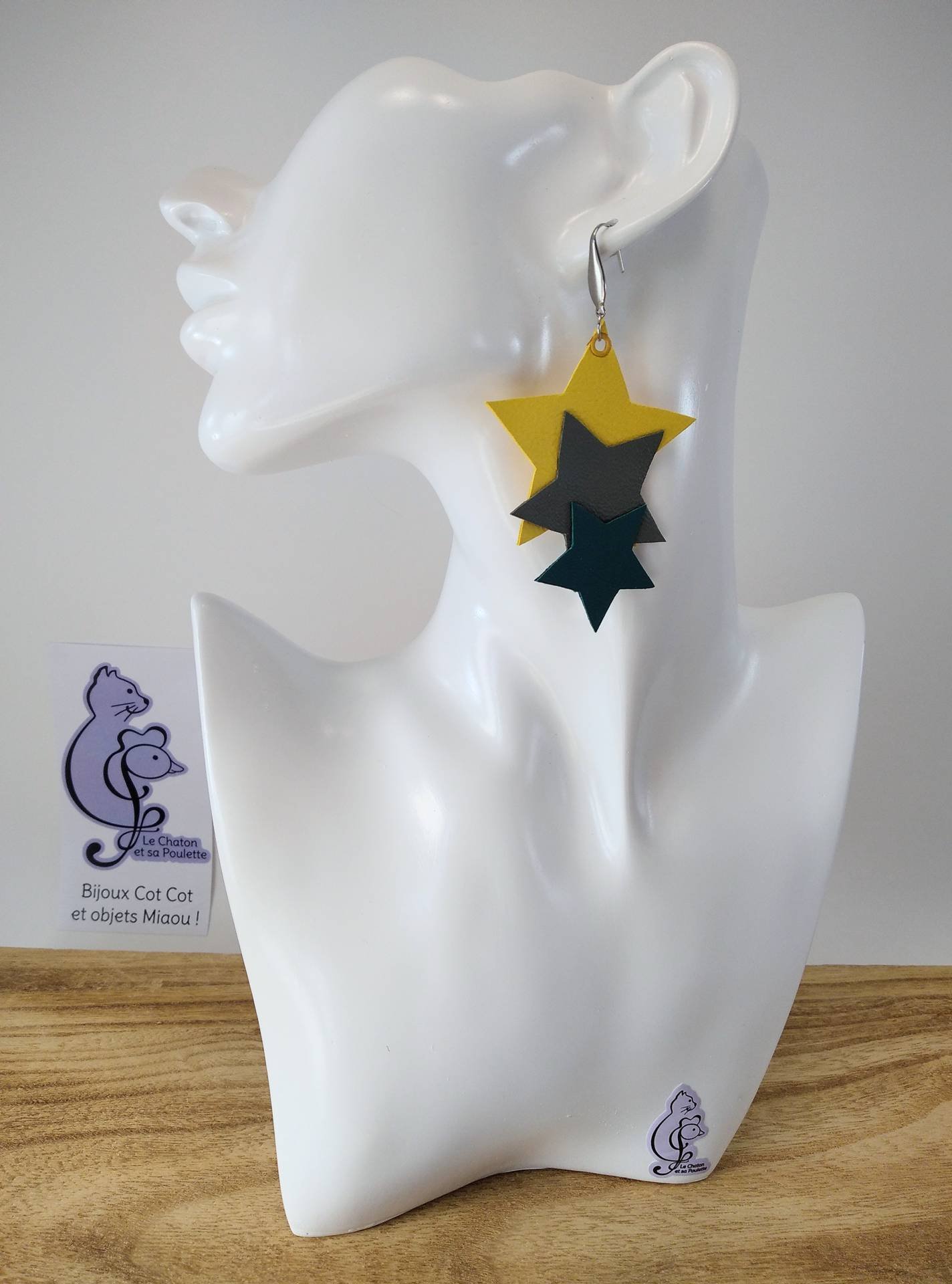 B.O. FORMIDABLE modèle 8 Cuirs jaune/gris/vert viride