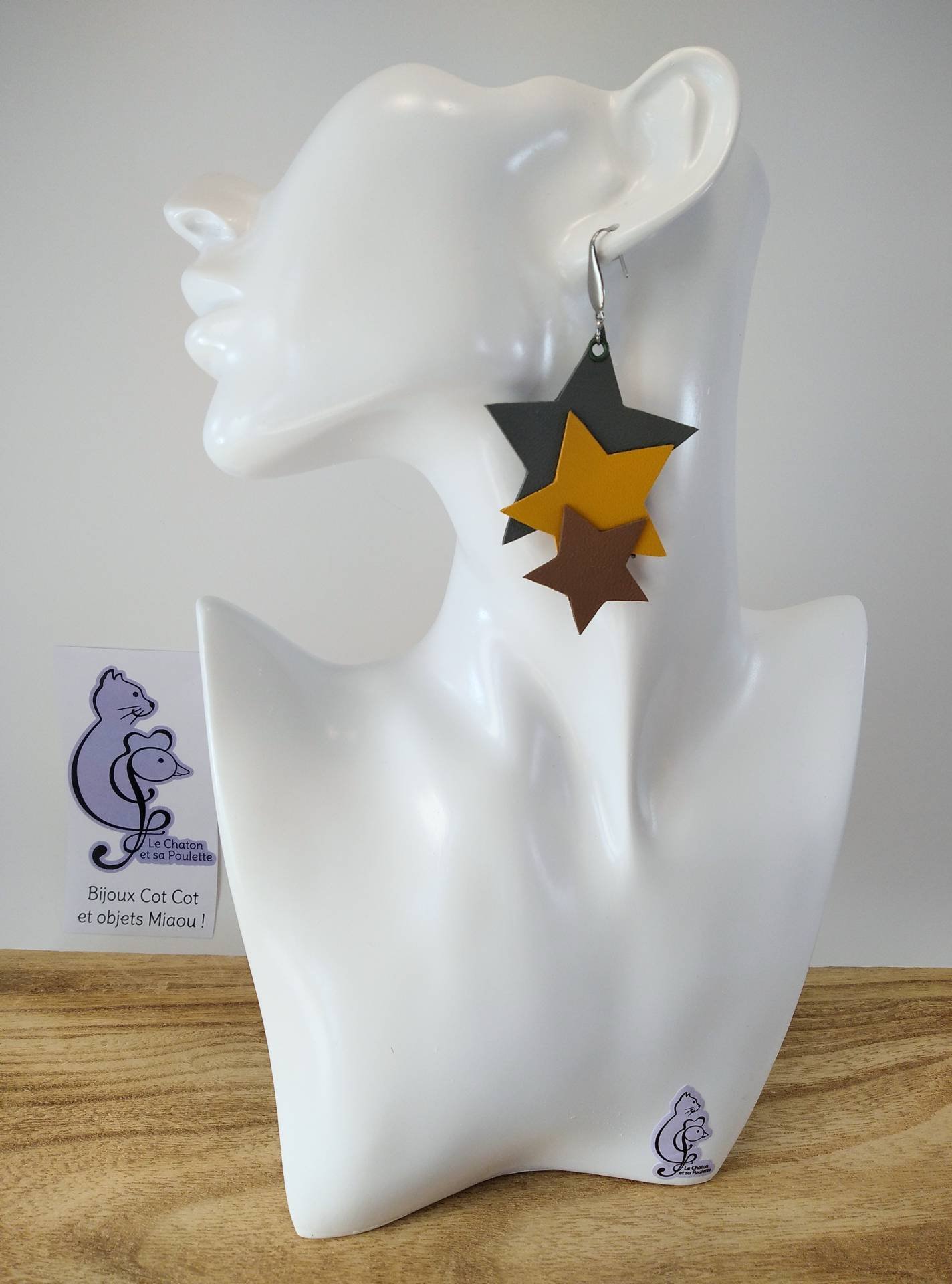 B.O. FORMIDABLE modèle 8 Cuirs moutarde/sépia/gris